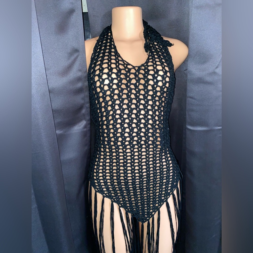 Black Fishnet Dress